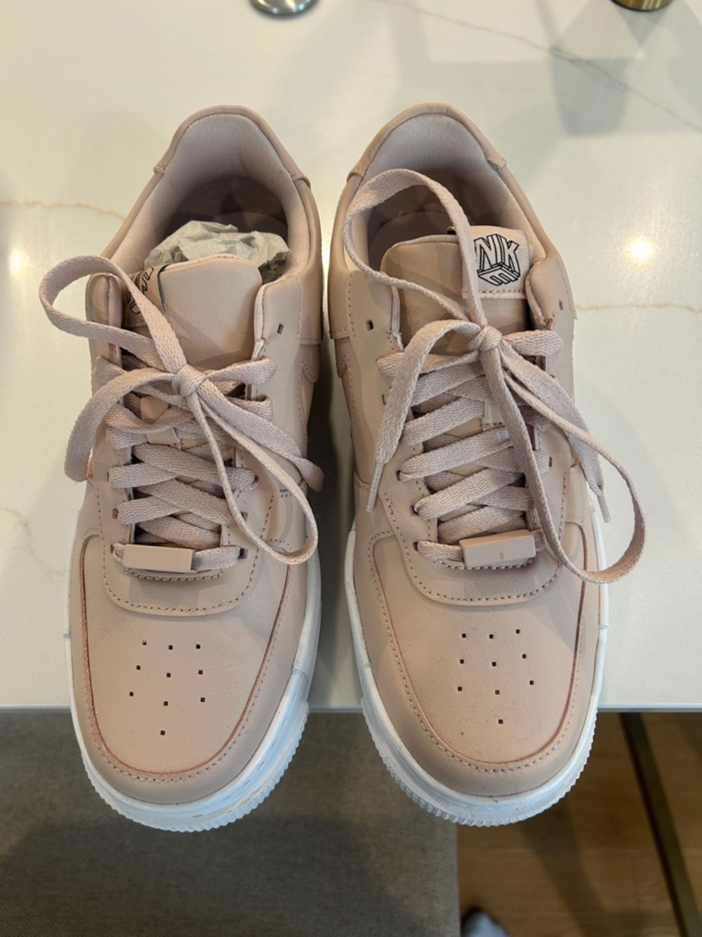 Nike Blush Air Force Low-Top Sneakers